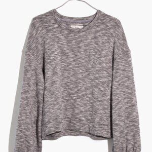 Madewell Textured Crewneck Sweatshirt